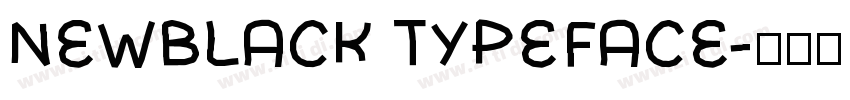 NEWBLACK TYPEFACE字体转换